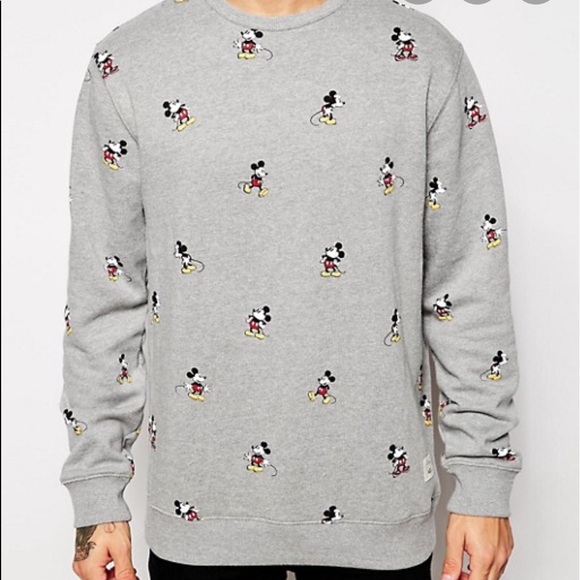 vans mickey mouse sweatshirt